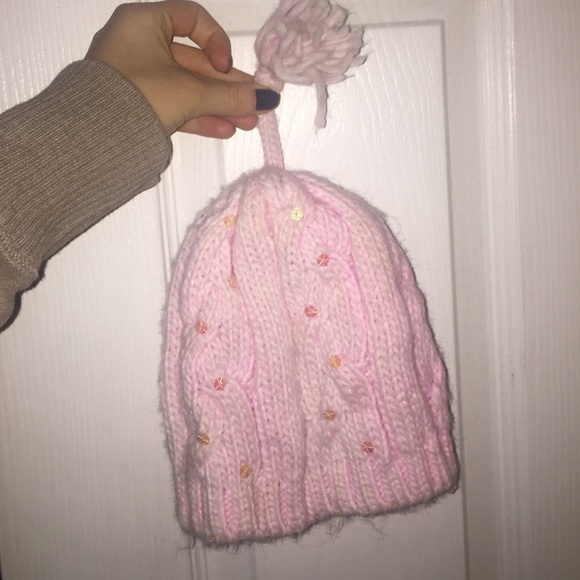 Cute baby pink hat