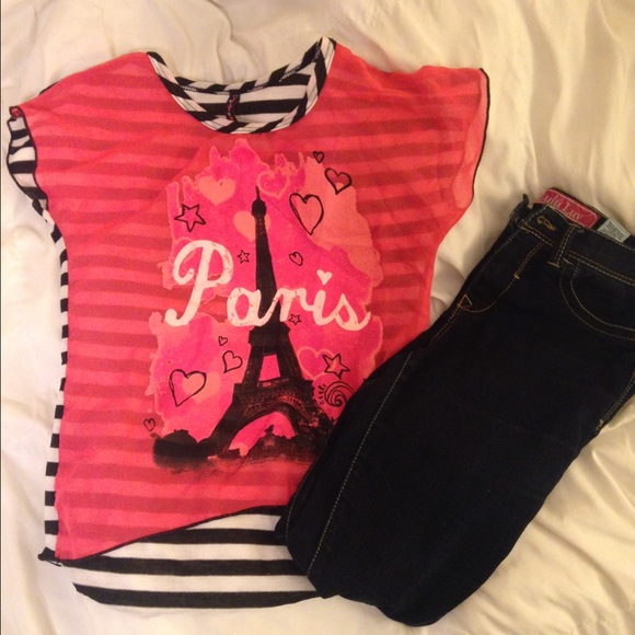 Cute pink Paris shirt