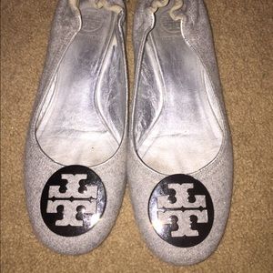 Tory Burch flats size 10 great condition