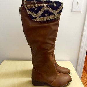Brown boots
