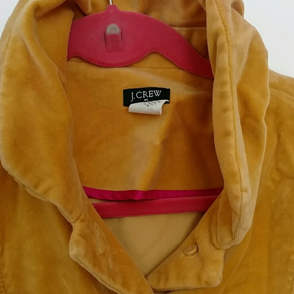 Gorgeous golden velvet j. crew blazer - Picture 3 of 4