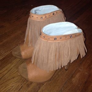 Miranda Lambert Fringe Booties