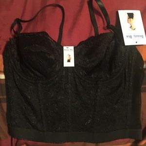 Black Lace Bustier