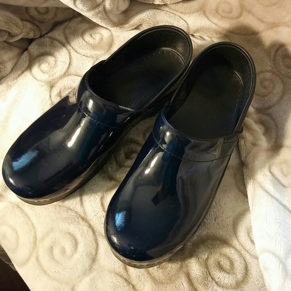 Navy Patent Dansko shoes