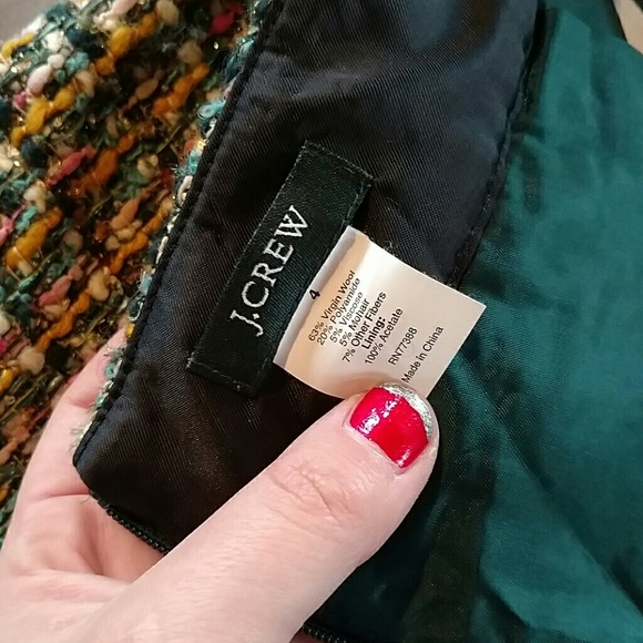 Beautiful wool knit mini skirt from j. crew - Picture 4 of 4