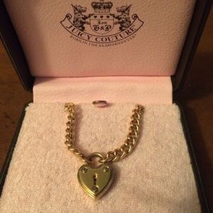 Gold Juicy Couture necklace