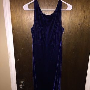 Purple Velvet Dress