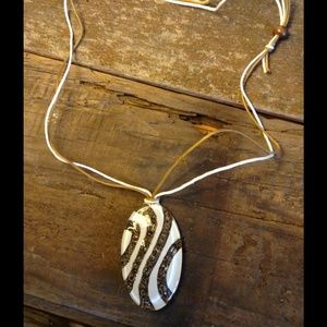 Glass Tribal Aztec style necklace. Fair Trade item