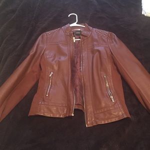 Express leather jacket