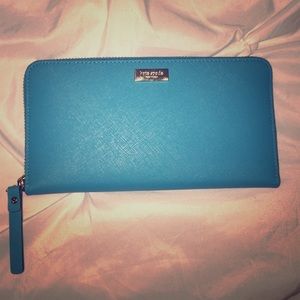 Kate Spade turquoise wallet NWT