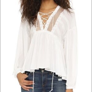 Free People Don't Let Go Peasant Top