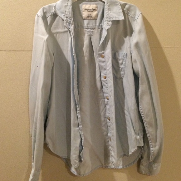 American eagle button up