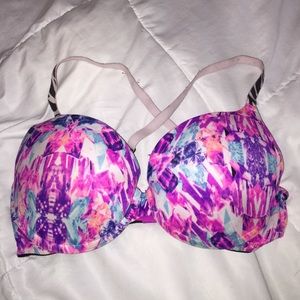 Pink and purple neon VS PINK bra
