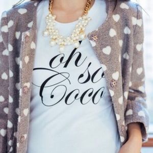 "Oh so Coco" graphic tee