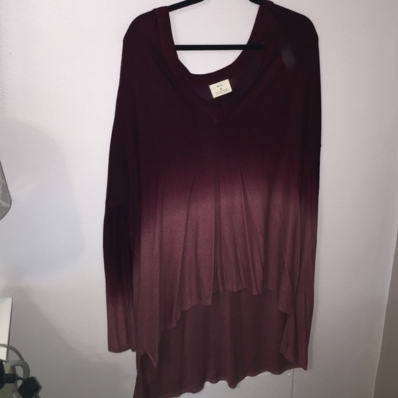 Pins and Needles ombre sweater-tunic