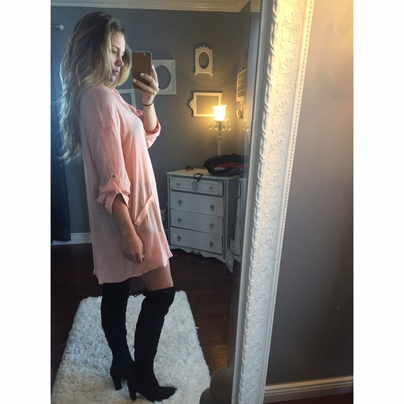 Blush oversized tunic - Picture 3 of 4