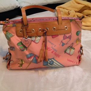 Dooney & Burke tassel tote