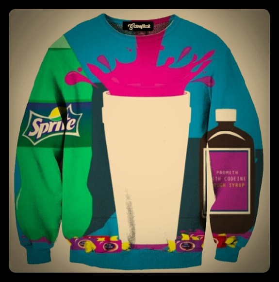 Dirty sprite crew neck