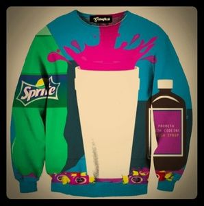 Dirty sprite crew neck