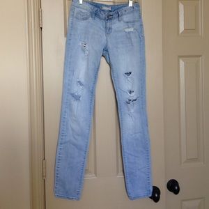 Slightly Used, Bullhead Light Ripped Jeans