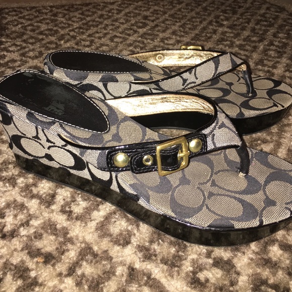 Coach wedges