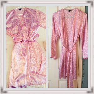 Pink silky robe/wrap