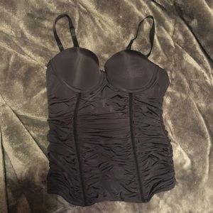 Black corset top