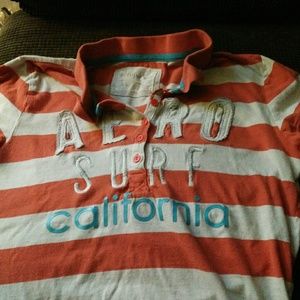Striped Aero Surf California Polo