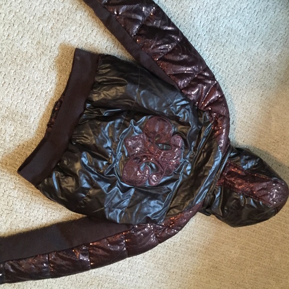 Sequenced brown winter jacket! - Picture 3 of 4