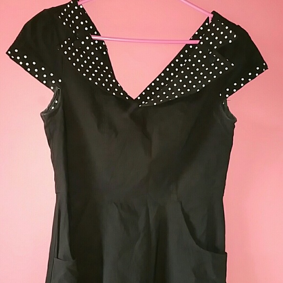 Black and White Polka dot dress