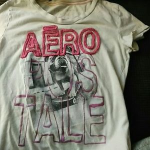 Aeropostale Bulldog Photo Tee