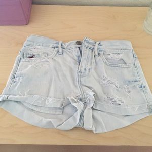Hollister jean shorts