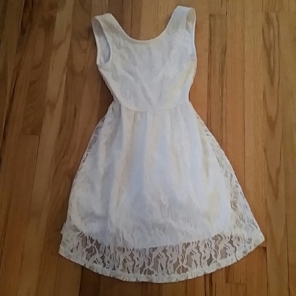 White Lace Party Dress