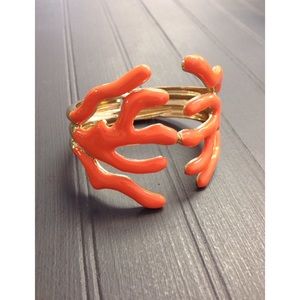 Orange Coral Bracelet