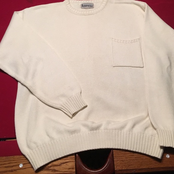 Aeropostale cream colored thick sweater