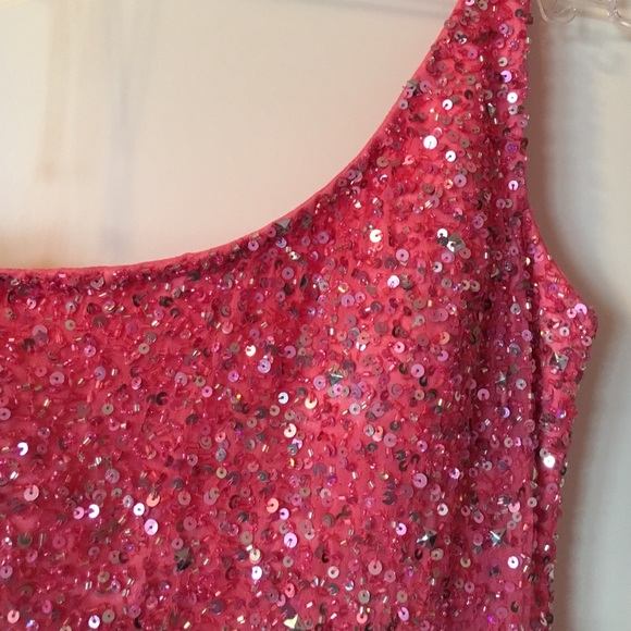 Floor length one shoulder prom/formal dress - Picture 2 of 4