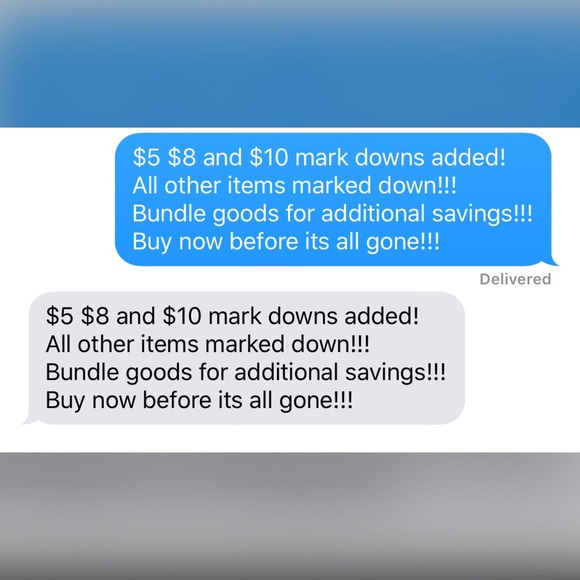 CRAZY SALESSSS $5 $8 $10 ...Everything else marked