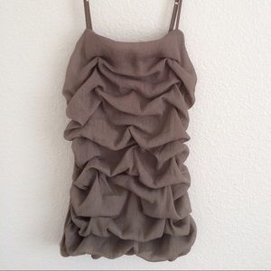 Express dressy brown tank top
