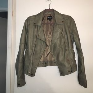 Leather Jacket by Latte Black