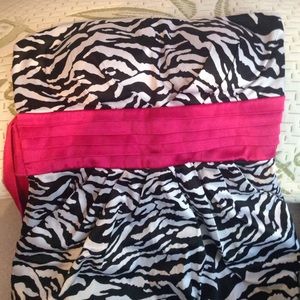 Cute pink and zebra print dress. Only worn twice