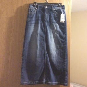 Girls denim skirt