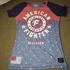 American Fighter tee