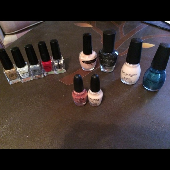 11 nail polishes
