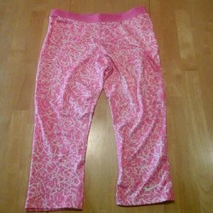 Pink tennis leggings