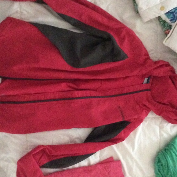 Columbia pink rain jacket
