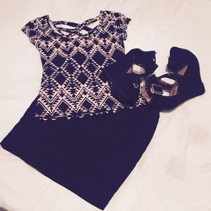 Tribal Pattern Charlotte Russe Top