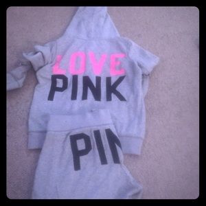 Victoria secret sweat outfit