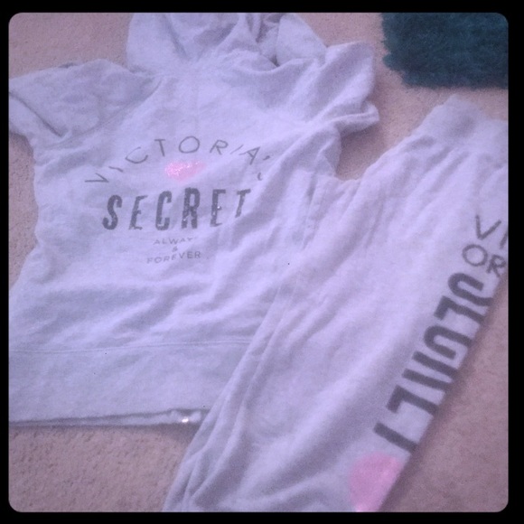 Victoria secret sweat outfit