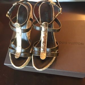 Sale!!!Louis Vuitton wedges