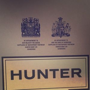 Hunter Boots box
